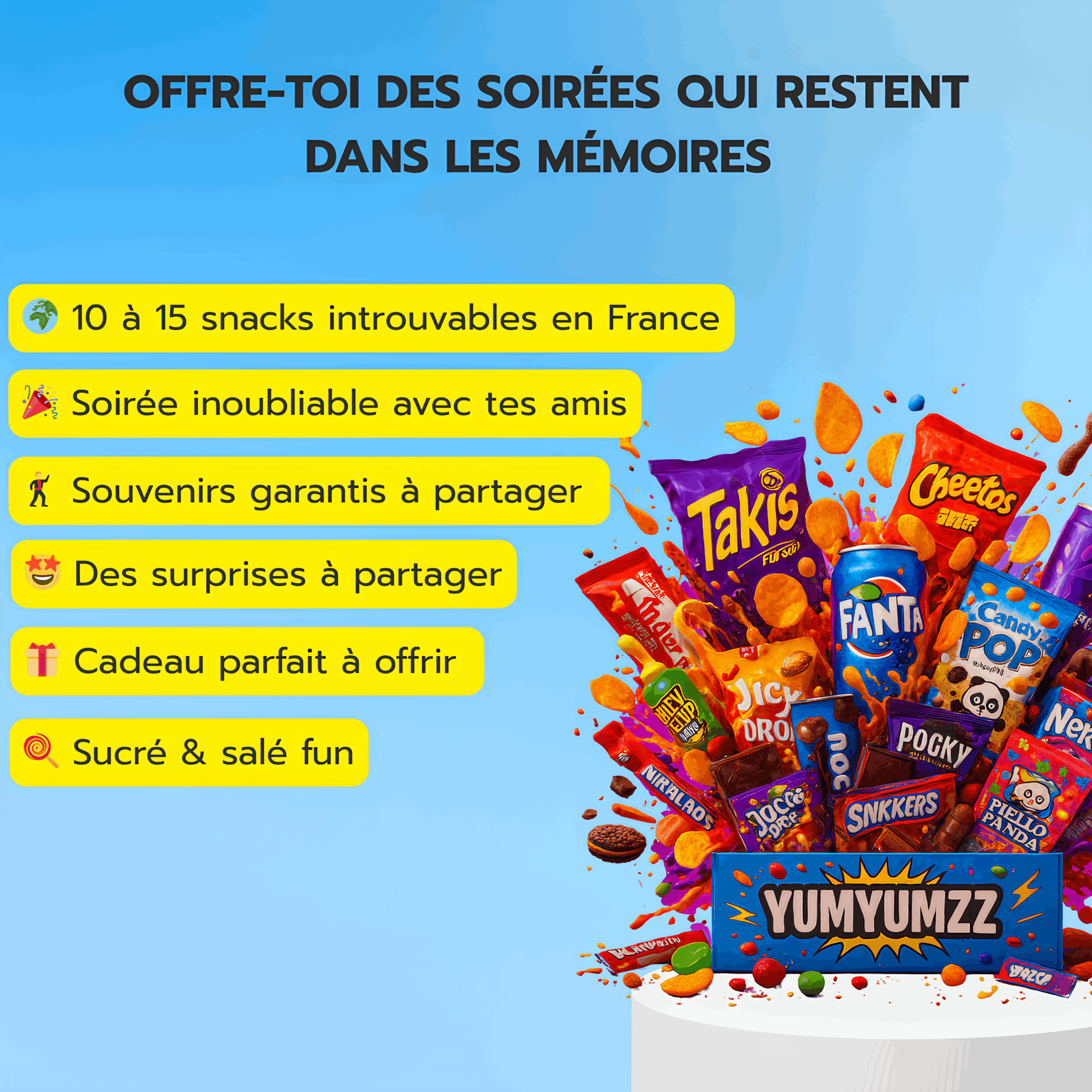 BOX YUMYUMZZ – Le secret d’une soirée réussie